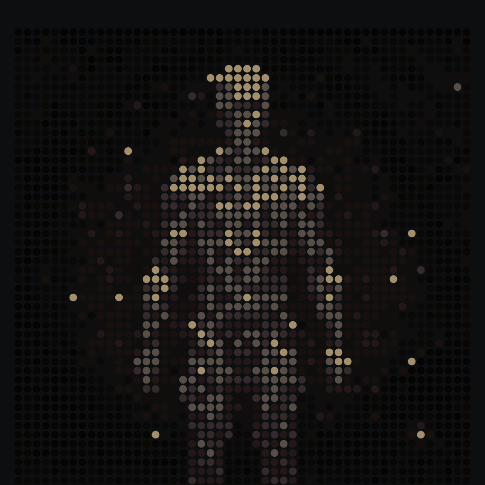 Form — CUBLOK human figure on dark ground